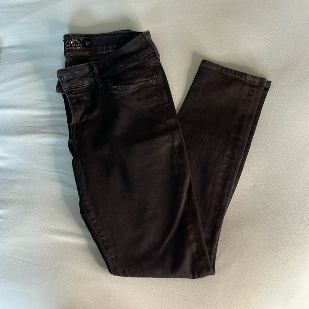Lucky Brand - washed black skinny - women’s 27